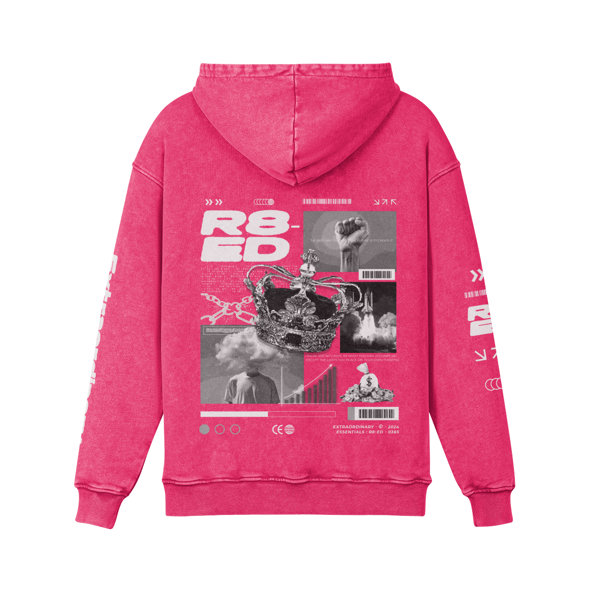 Royalty Oversized Washed Hoodie