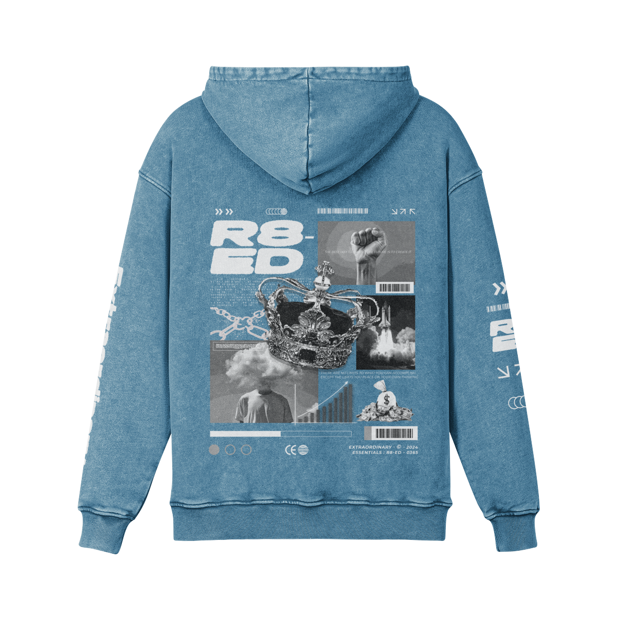 Royalty Oversized Washed Hoodie