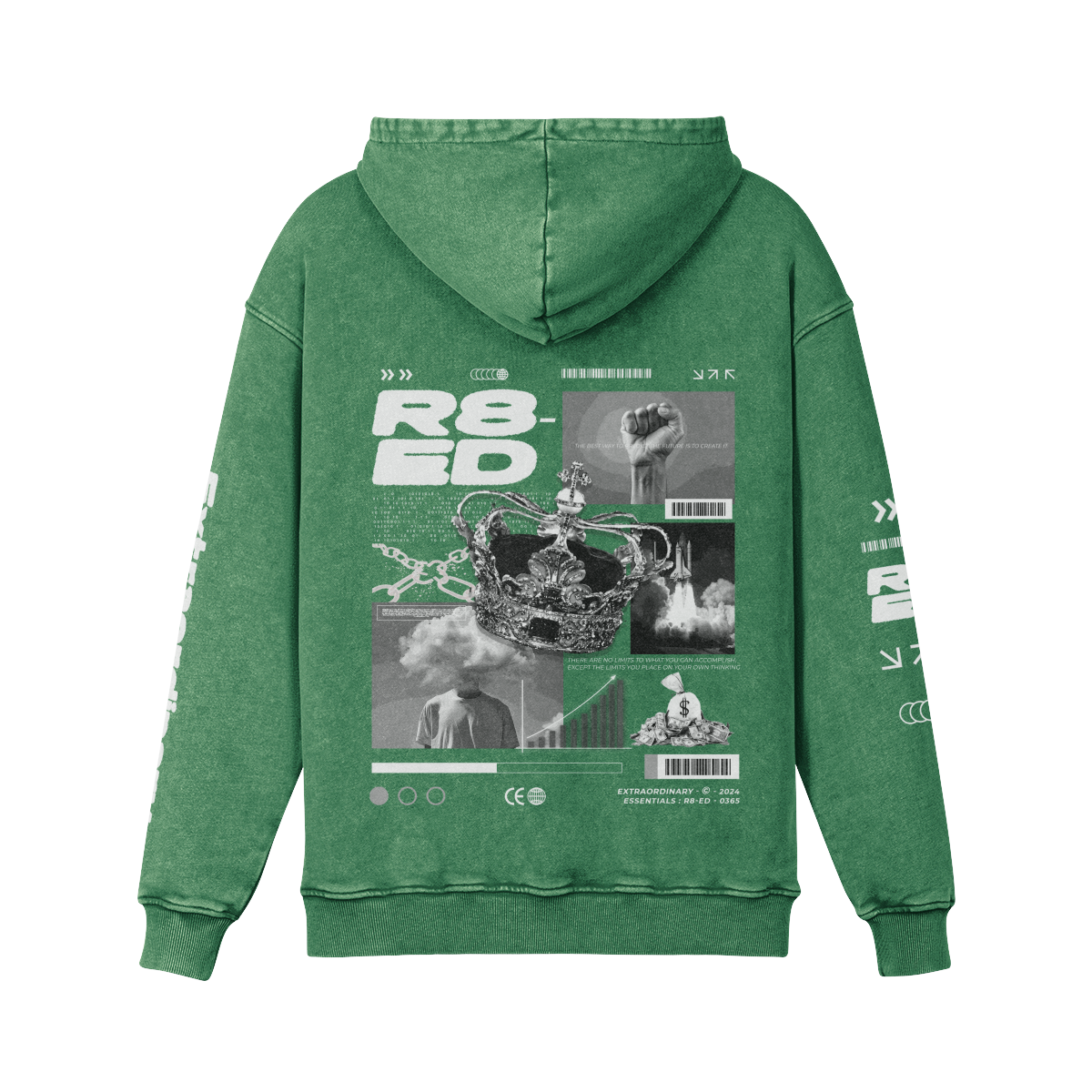 Royalty Oversized Washed Hoodie