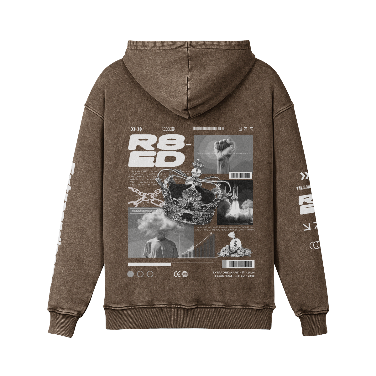 Royalty Oversized Washed Hoodie
