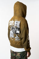 Distressed Royalty Oversized Hoodie