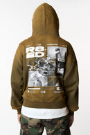 Distressed Royalty Oversized Hoodie