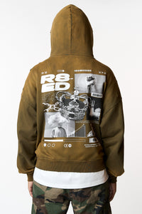 Distressed Royalty Oversized Hoodie