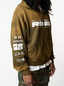 Distressed Royalty Oversized Hoodie