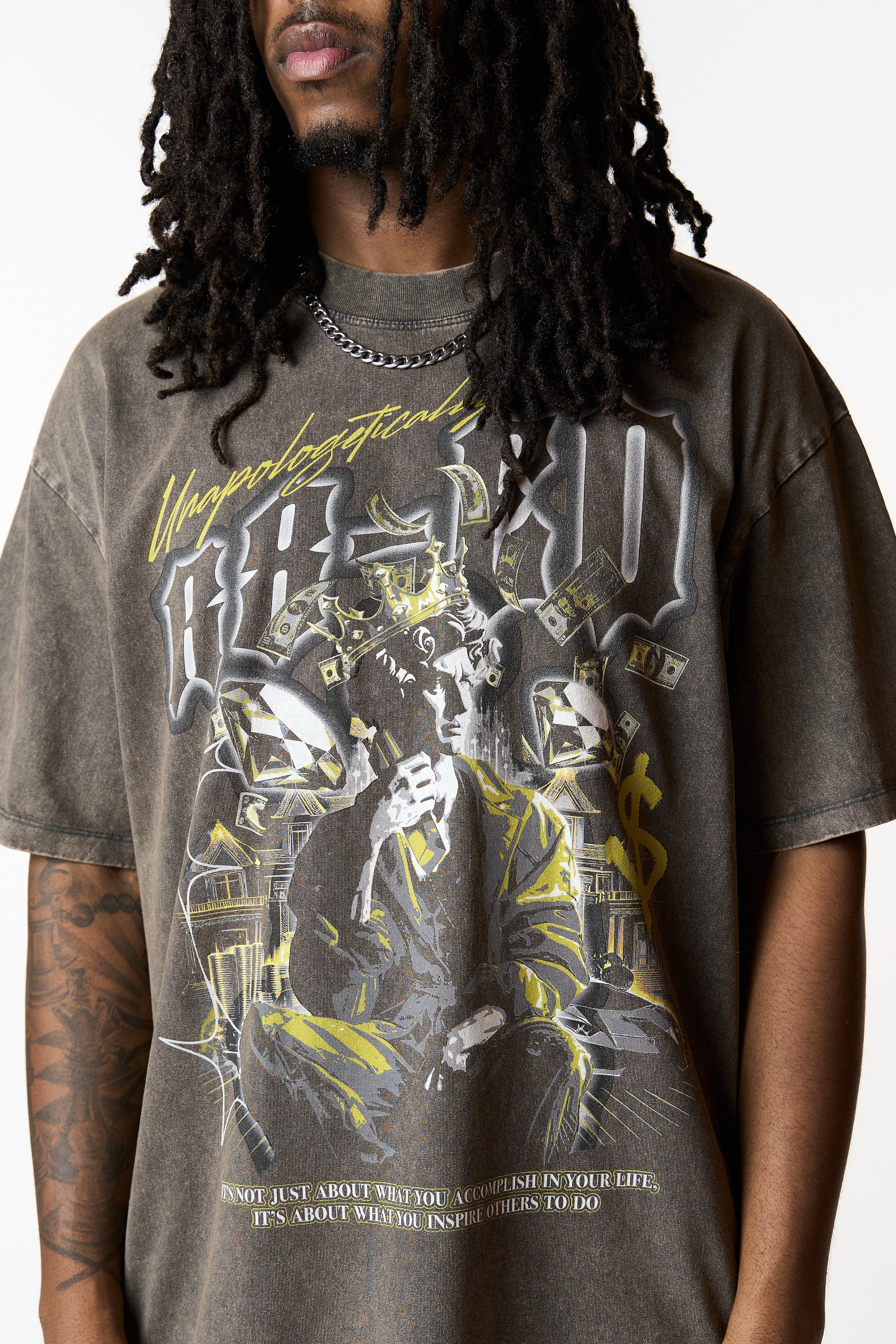 ryaaaMOUNTAINRESEARCH “Big B.D.”Shirt Royalty Oversized T-Shirt – R8-ED